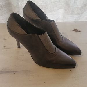 Donald J Pliner Metallic High Heeled Bootie 9N